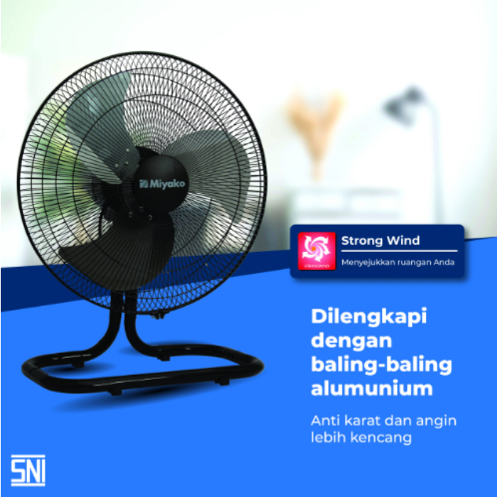 Miyako Industrial Desk Fan Alumunium 18 inch - KLB18